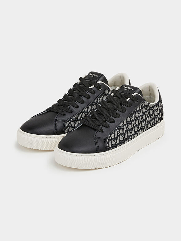 ADAMS sneakers with jacquard logo - 2