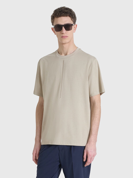 Тениска с минималистичен принт - 1