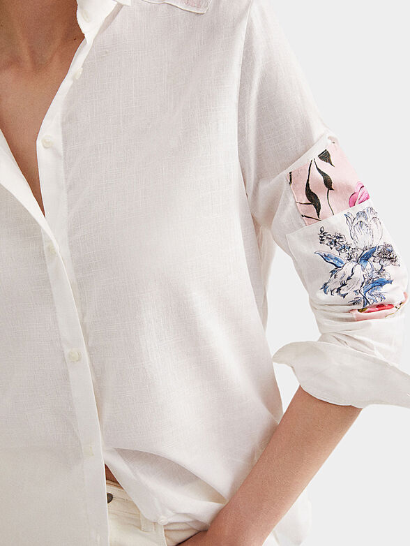 KIOTO shirt with patchwork - 3