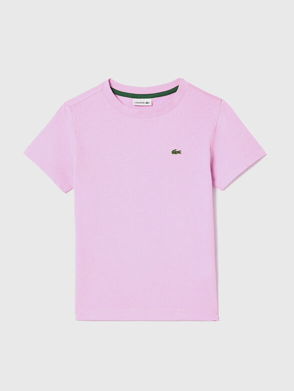 Cotton T-shirt with logo  - 1