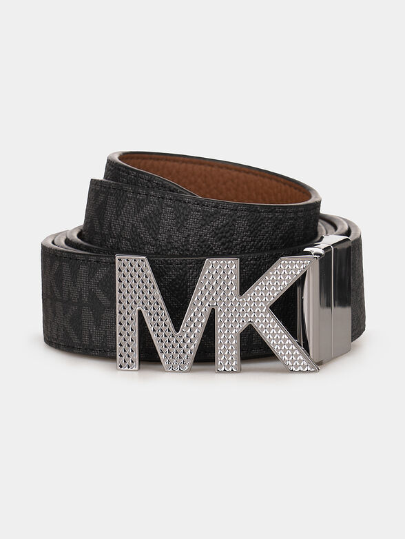 Reversible belt with logo buckle - 1