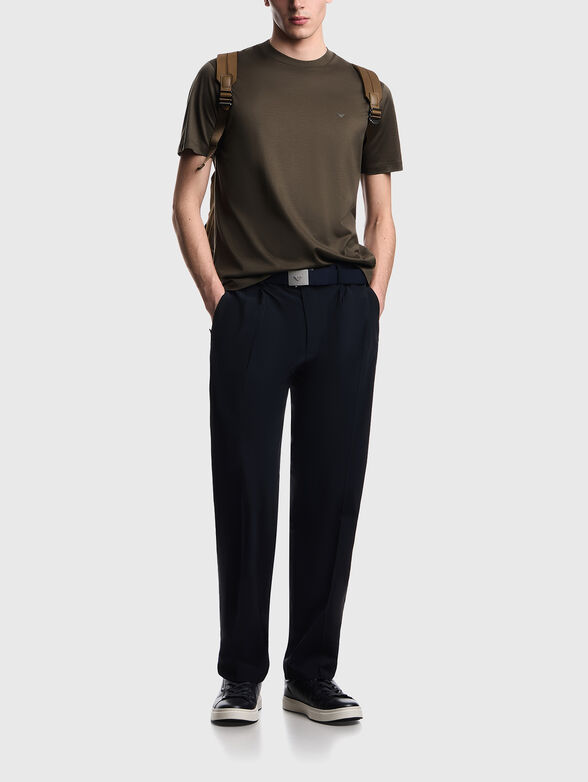 Cotton-blend T-shirt  - 2