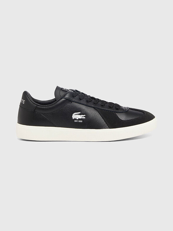Sports shoes with suede details - 1