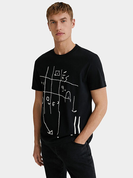 Тениска BENEDICT с принт - 1