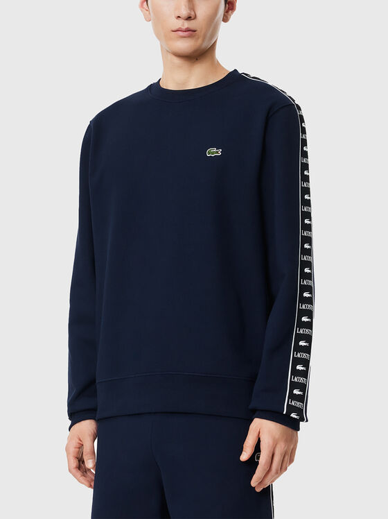 Sweatshirt with contrast stripe  - 1