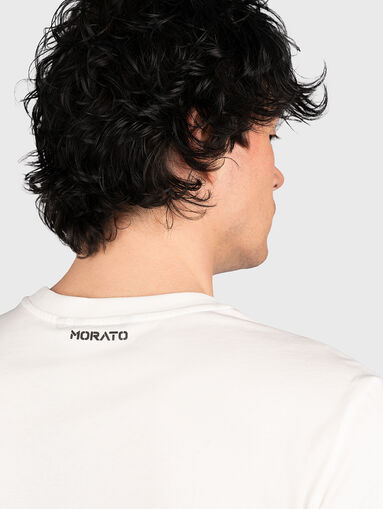 Black T-shirt with print - 4