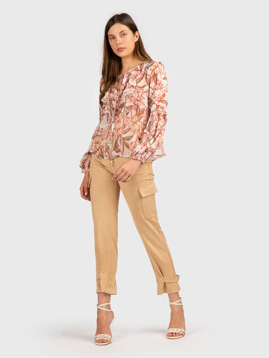 NEW MARZIA cargo trousers with soft texture - 5