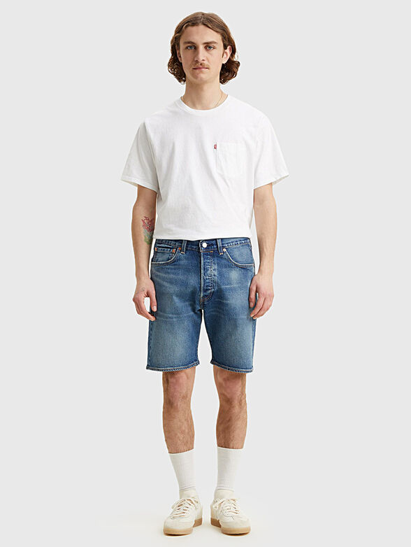 501&trade; blue denim shorts - 1