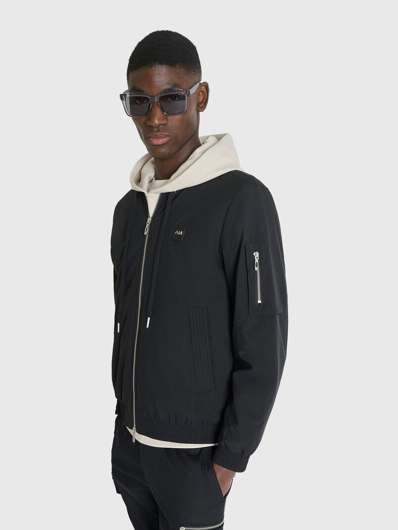 Bomber jacket with accent pocket  - 3