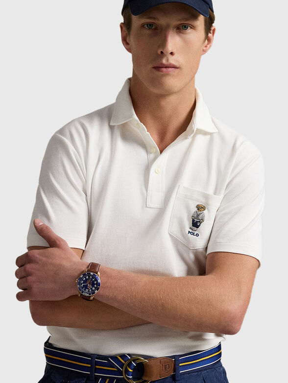 Short sleeved polo shirt with Polo Bear embroidery - 4