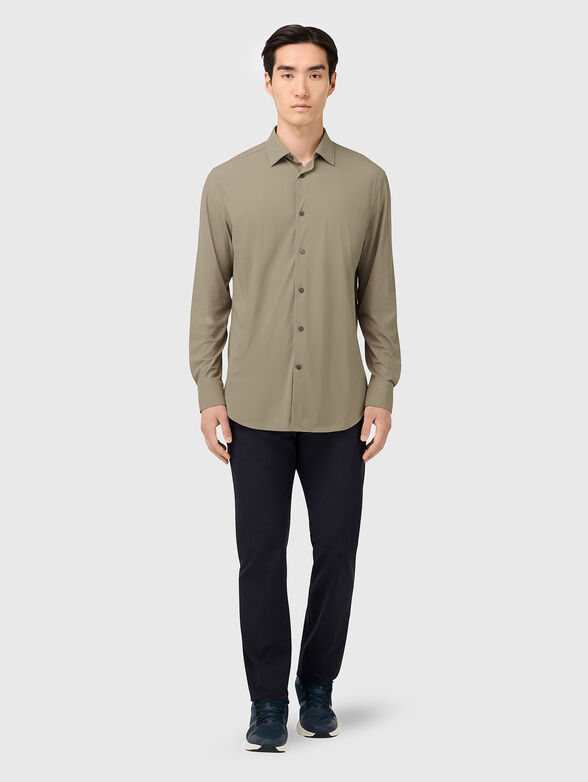 Slim fit stretch nylon shirt - 2