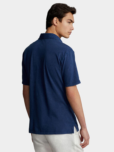 Polo-shirt with pocket and contrast logo - 3