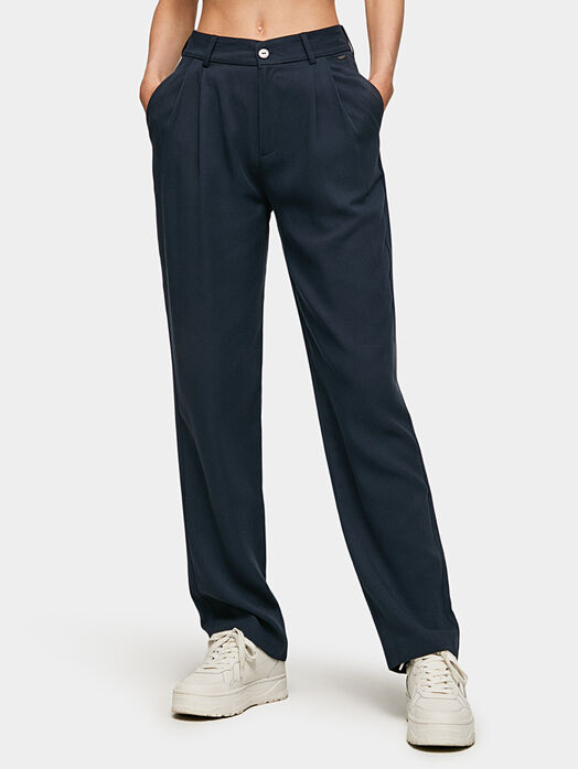 FATIMA pants in dark blue color