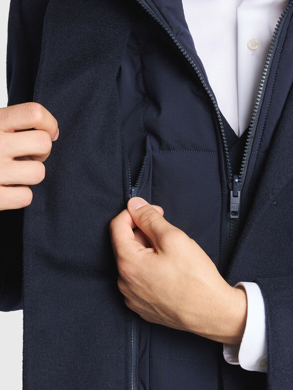 Wool and cashmere coat - 5