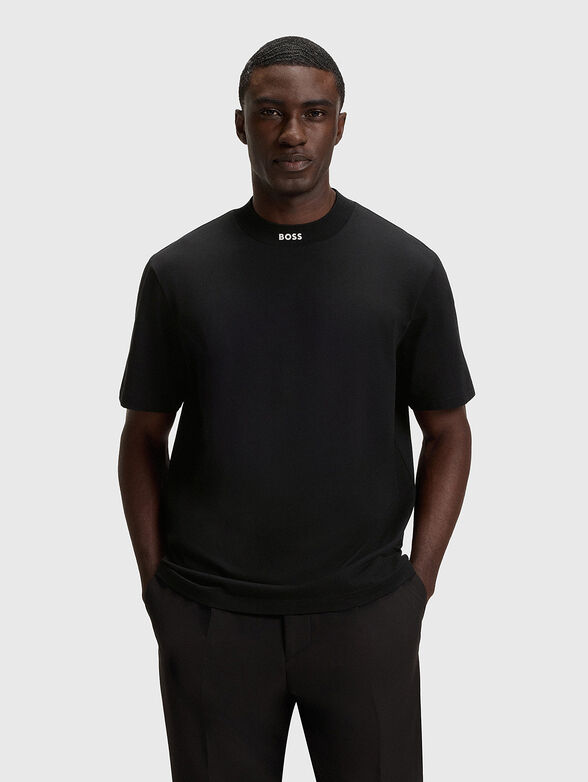 Cotton T-shirt with logo - 1