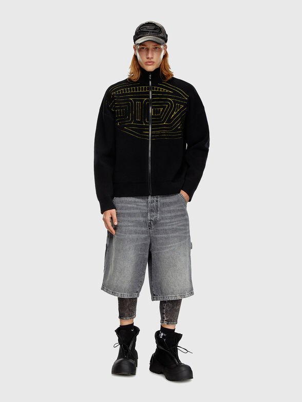 K-RALUS zipped cardigan - 2