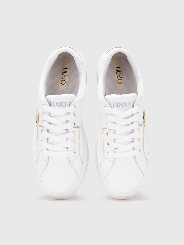 LENA 01 leather sneakers - 6