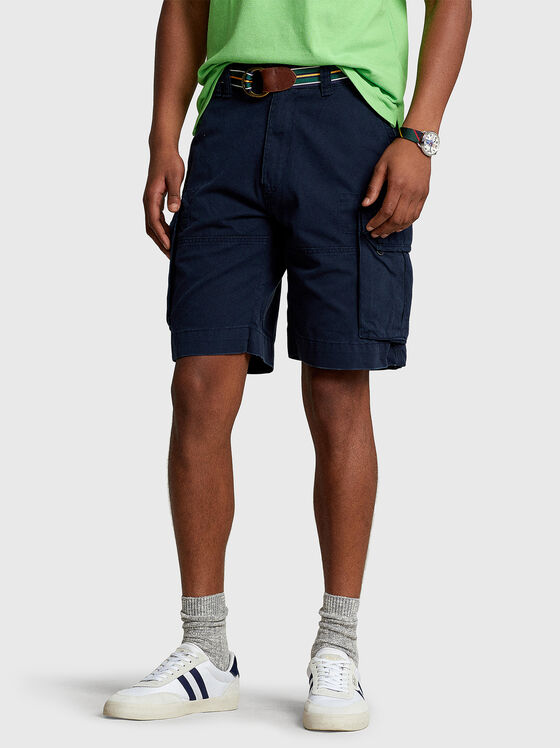 GELLAR blue cargo shorts - 1