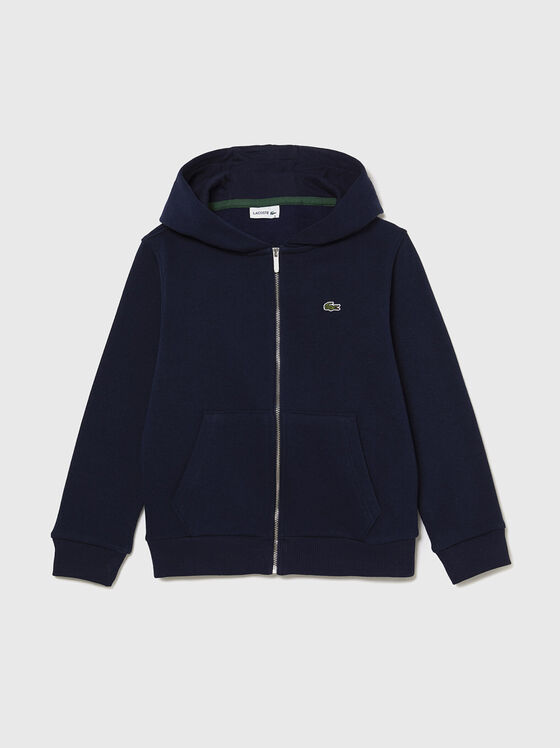 Unisex hooded sweatshirt with zip - 1
