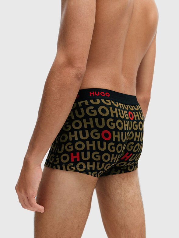 Set of three boxers with logo accents - 3