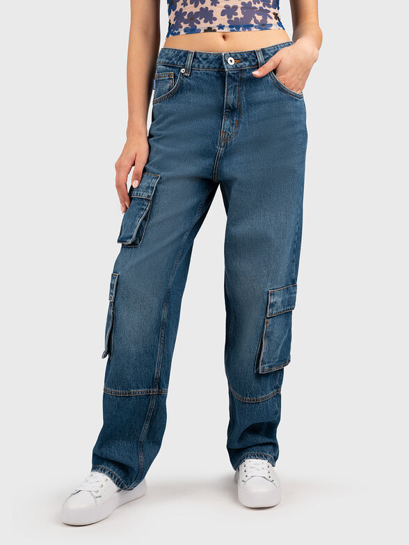 LENI_1_B cargo jeans - 0