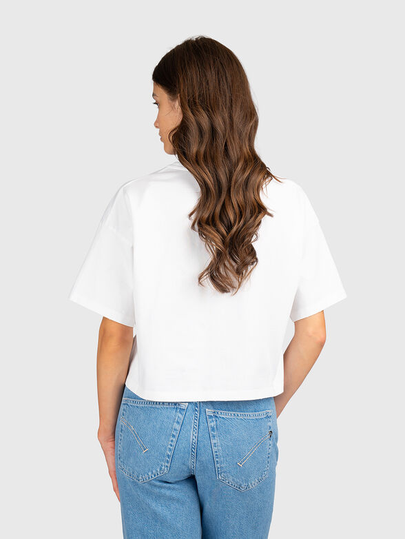 Cropped cotton T-shirt - 3