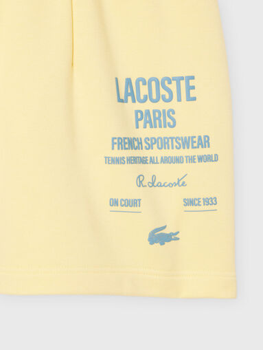 Cotton shorts with logo - 5