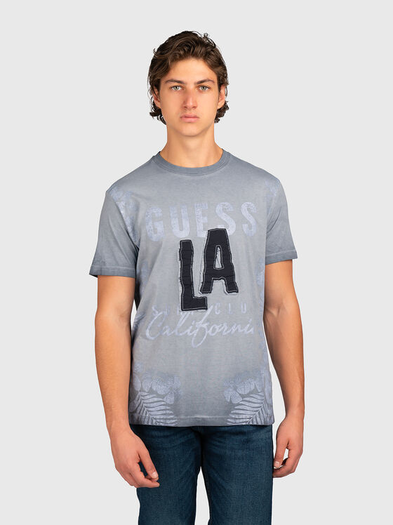 T-shirt with contrasting print - 1