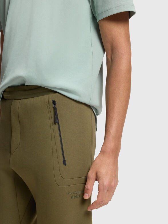 PORSCHE X BOSS sports trousers in cotton blend - 3