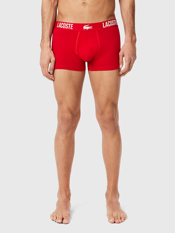 Set of three pairs of boxers with logo - 4