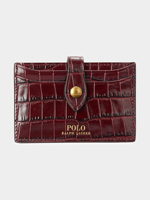 Cardholder with animal print - 1