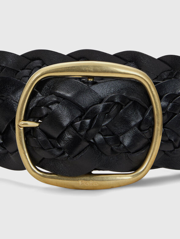 Double-Braided Leather Belt  - 1