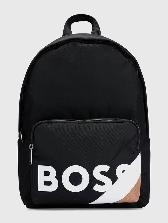 Backpack with contrasting logo  - 1