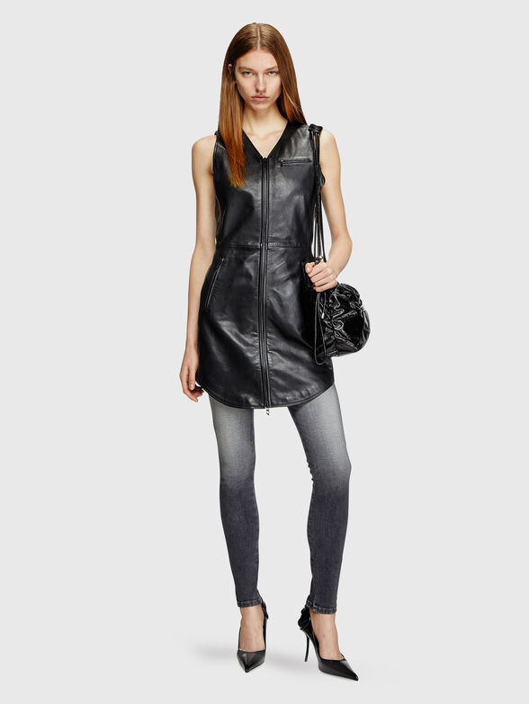 L-ILITH dress in genuine leather - 4