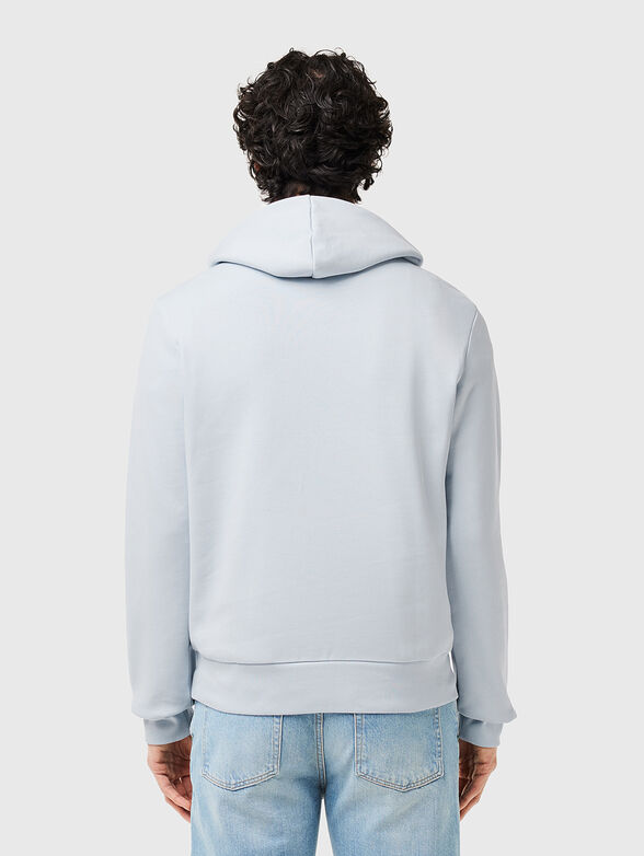 Hooded sweatshirt with logo accent - 3