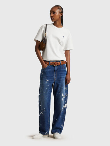 BOYFRIEND jeans with accent splashes - 5