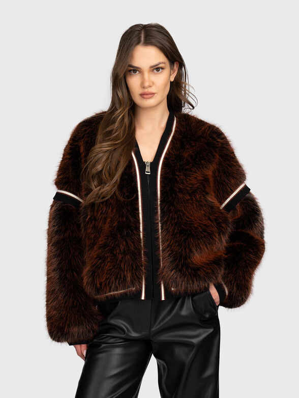 Bomber jacket with contrasting trim - 2