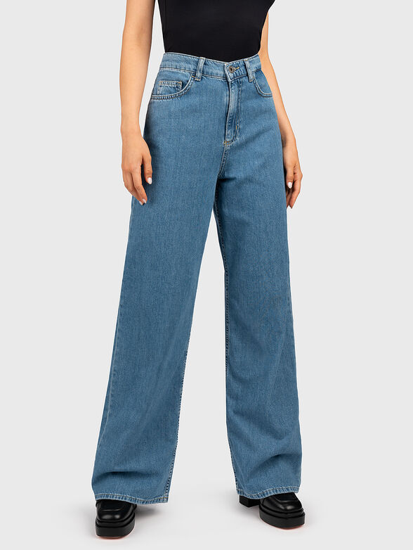 High waist flare jeans - 1