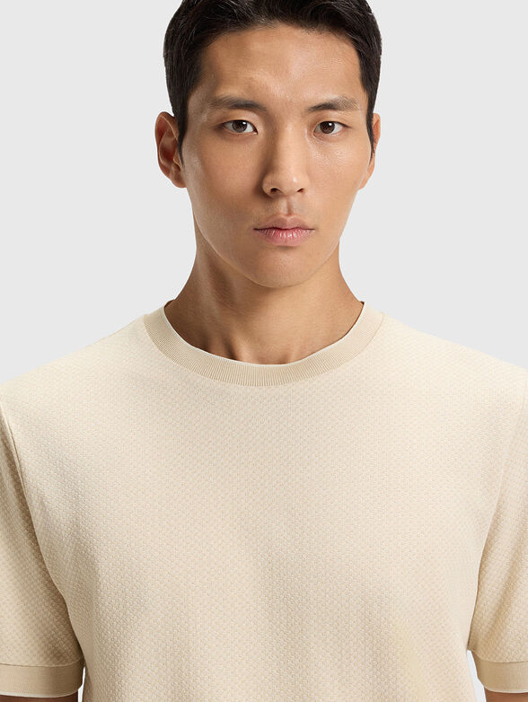 Micro print T-shirt - 4