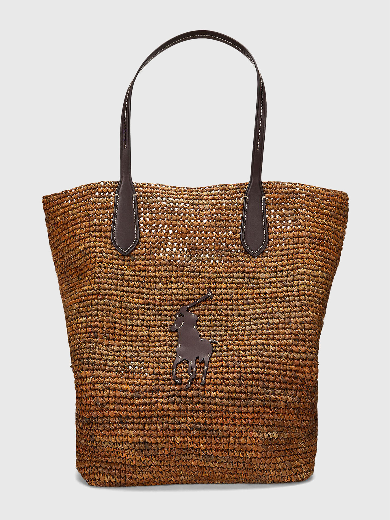 Raffia large tote bag brand POLO RALPH LAUREN — Globalbrandsstore