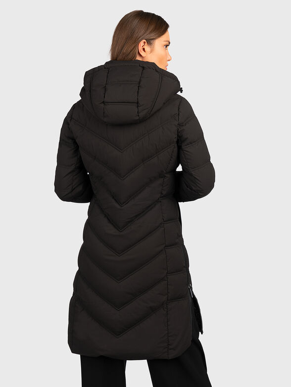 Black jacket with quilted effect - 2