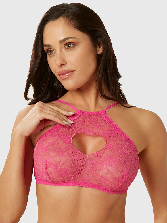 MY HEART bralette with lace - 1
