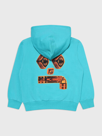 SBOLTS OVER sweatshirt with hood - 2