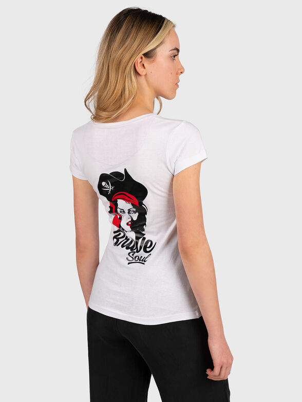 TSL035 cotton T-shirt with prints - 2