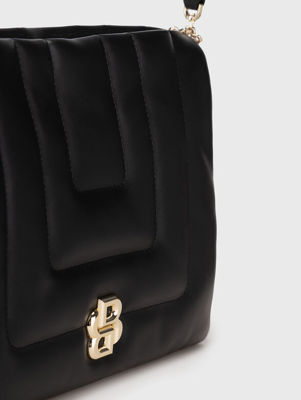 B-ICON crossbody bag with gold logo - 5