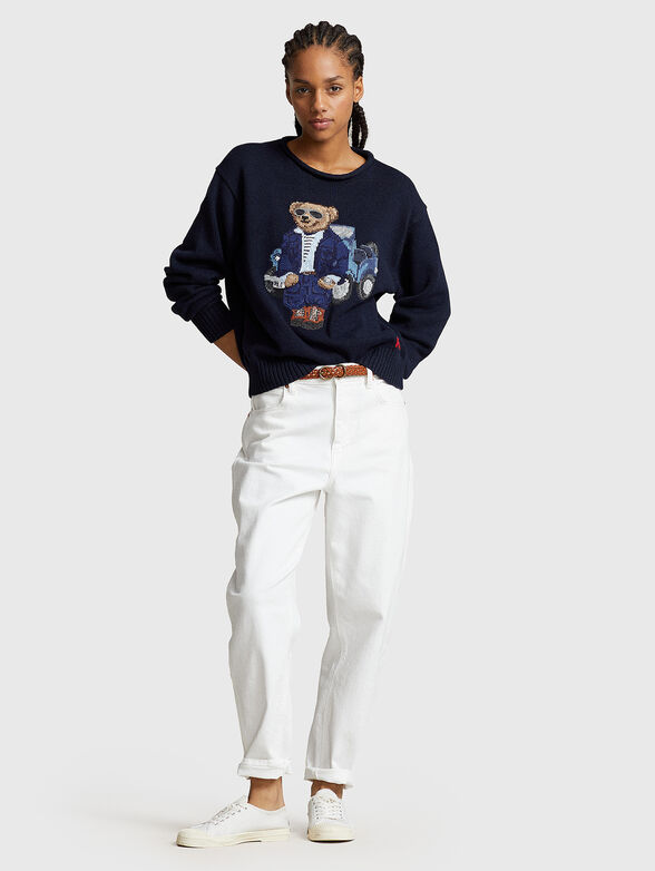 POLO BEAR sweater in dark blue - 2
