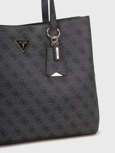 Large bag with monogram print  - 4