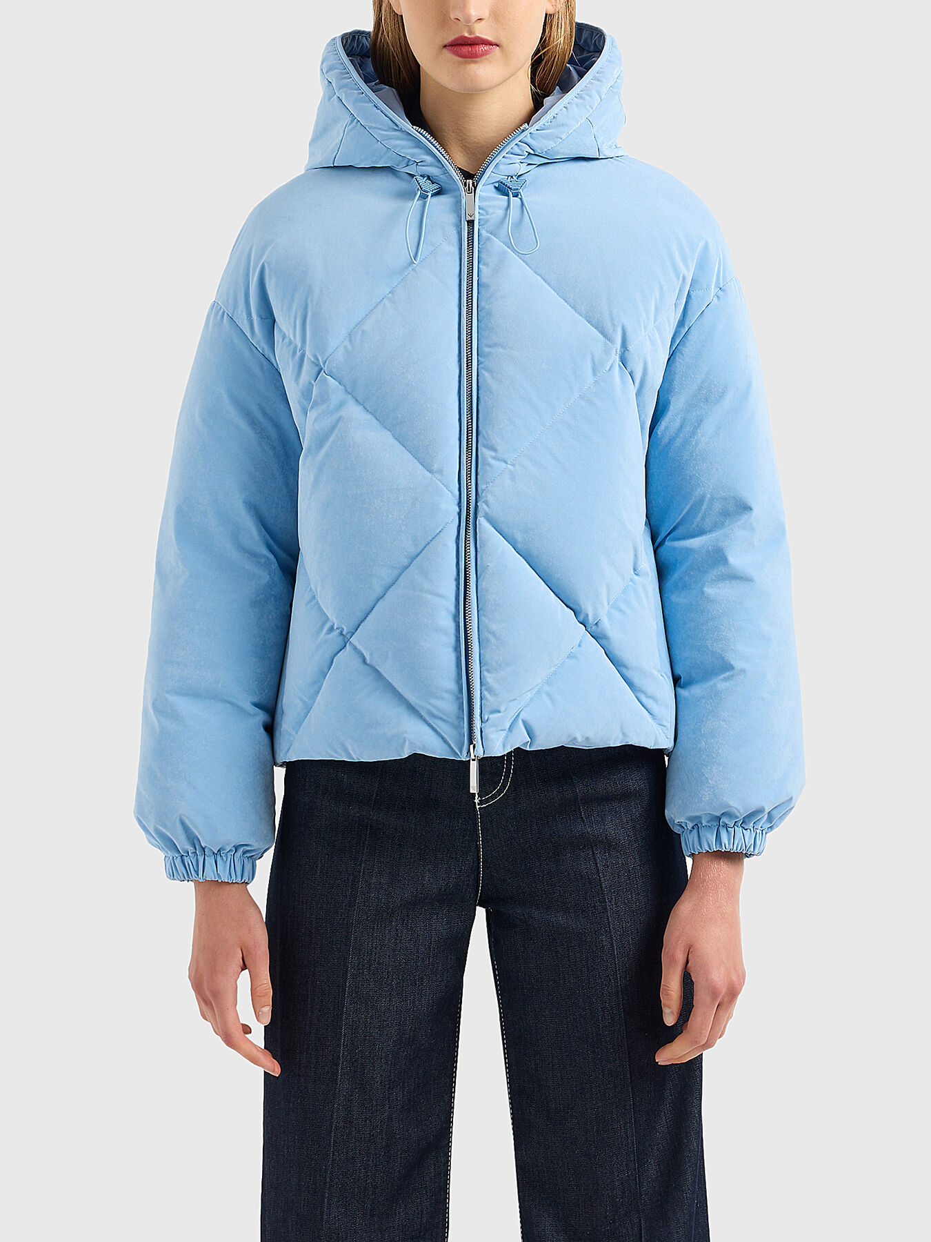 Emporio armani blue jacket clearance