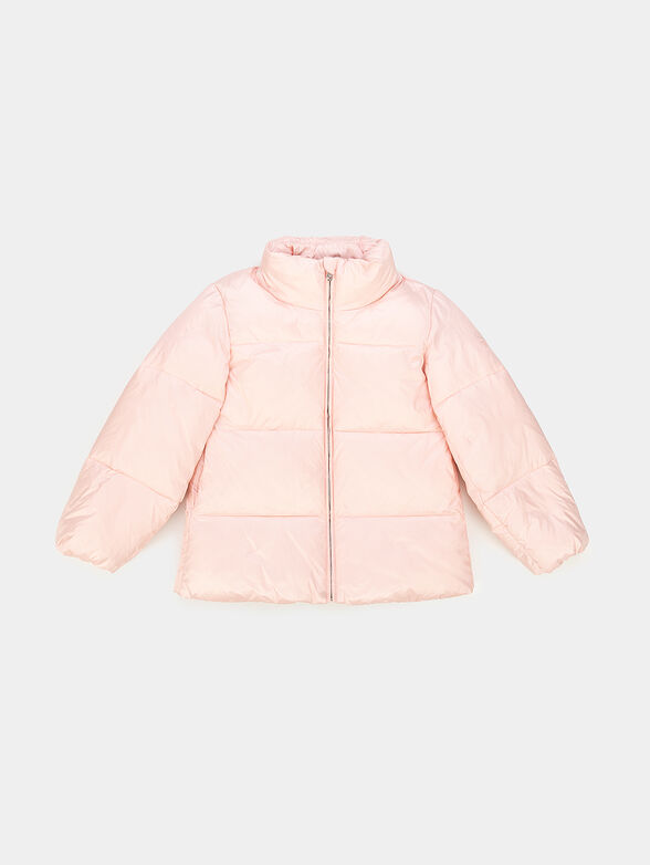 Down jacket in pink color - 1