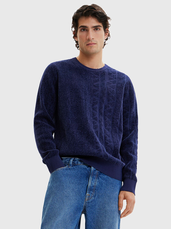 Жакардов пуловер DAM - 1